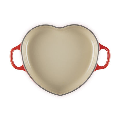  Le Creuset 1.25 Qt. Shallow Heart Dutch Oven | Cerise
