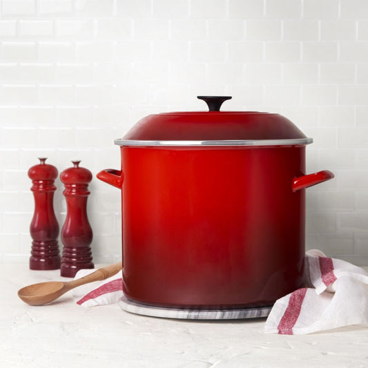  Le Creuset 16 Qt. Stock Pot | Cerise/Cherry Red