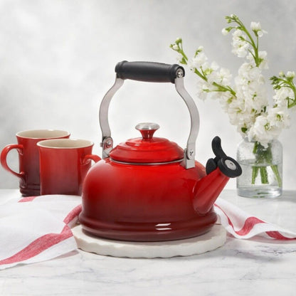  Le Creuset 1.7 Qt. Classic Whistling Kettle With Stainless Steel Knob | Cerise/Cherry Red