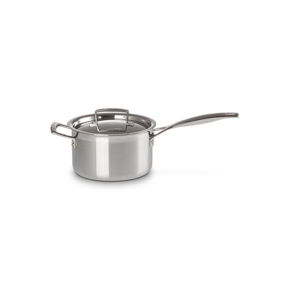  Le Creuset Classic Stainless Steel 3 Qt. Saucepan With Lid