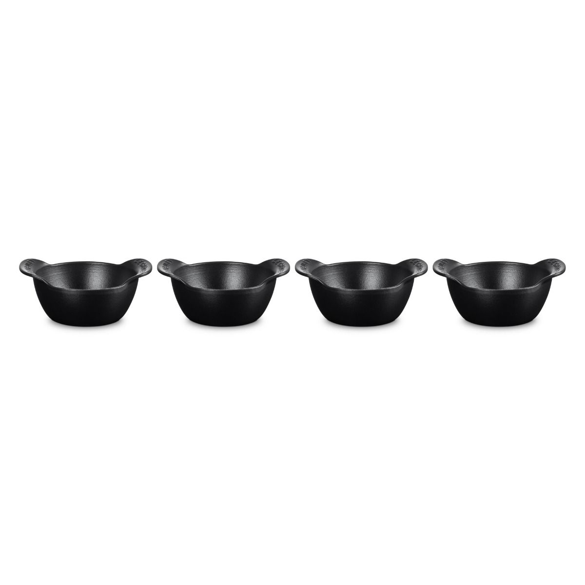  Le Creuset Gourmand Collection 0.75 Qt. Mini Round Cocotte Base | Set Of 4
