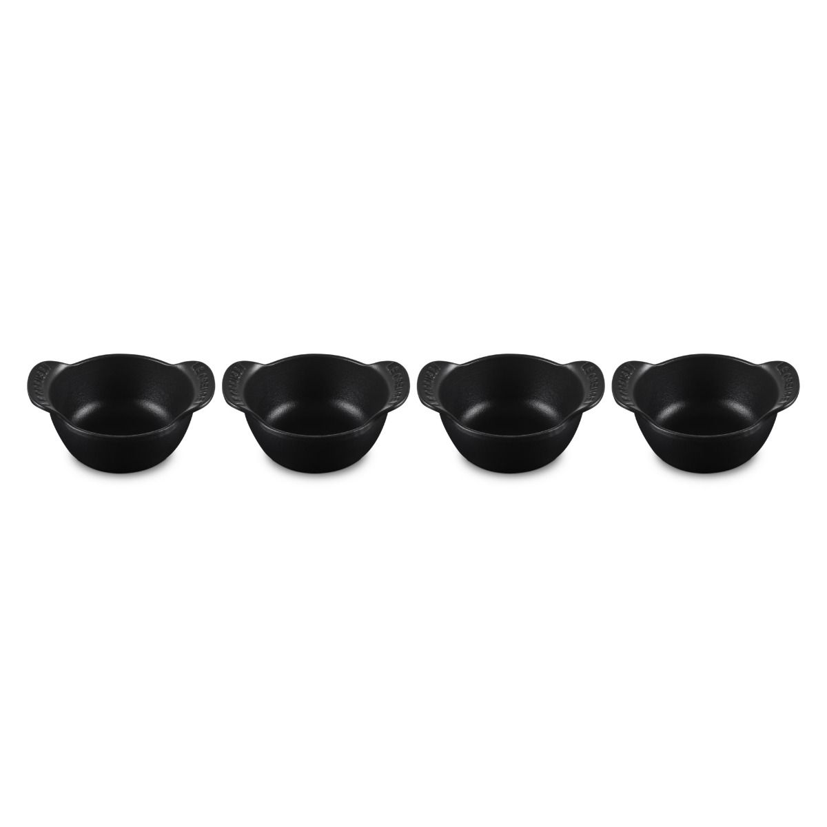  Le Creuset Gourmand Collection 0.75 Qt. Mini Round Cocotte Base | Set Of 4