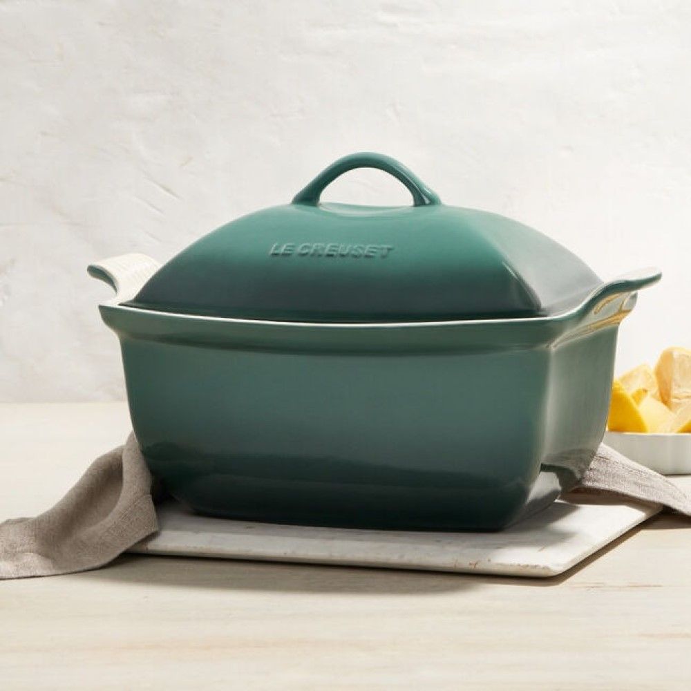  Le Creuset 4.5 Qt. Heritage Deep Covered Rectangular Baker | Artichaut