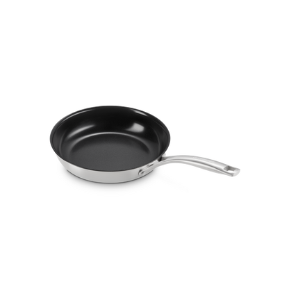  Le Creuset Essential Stainless Steel Nonstick 9.5" Shallow Round Fry Pan
