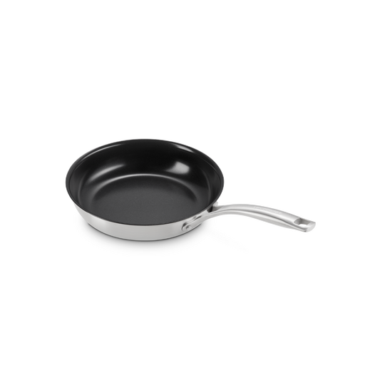  Le Creuset Essential Stainless Steel Nonstick 9.5" Shallow Round Fry Pan