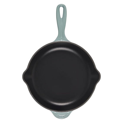  Le Creuset 9" Signature Enameled Cast Iron Skillet | Sea Salt
