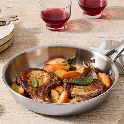  Le Creuset Essential Stainless Steel 2-Piece Fry Pan Set | 9.5" & 11"