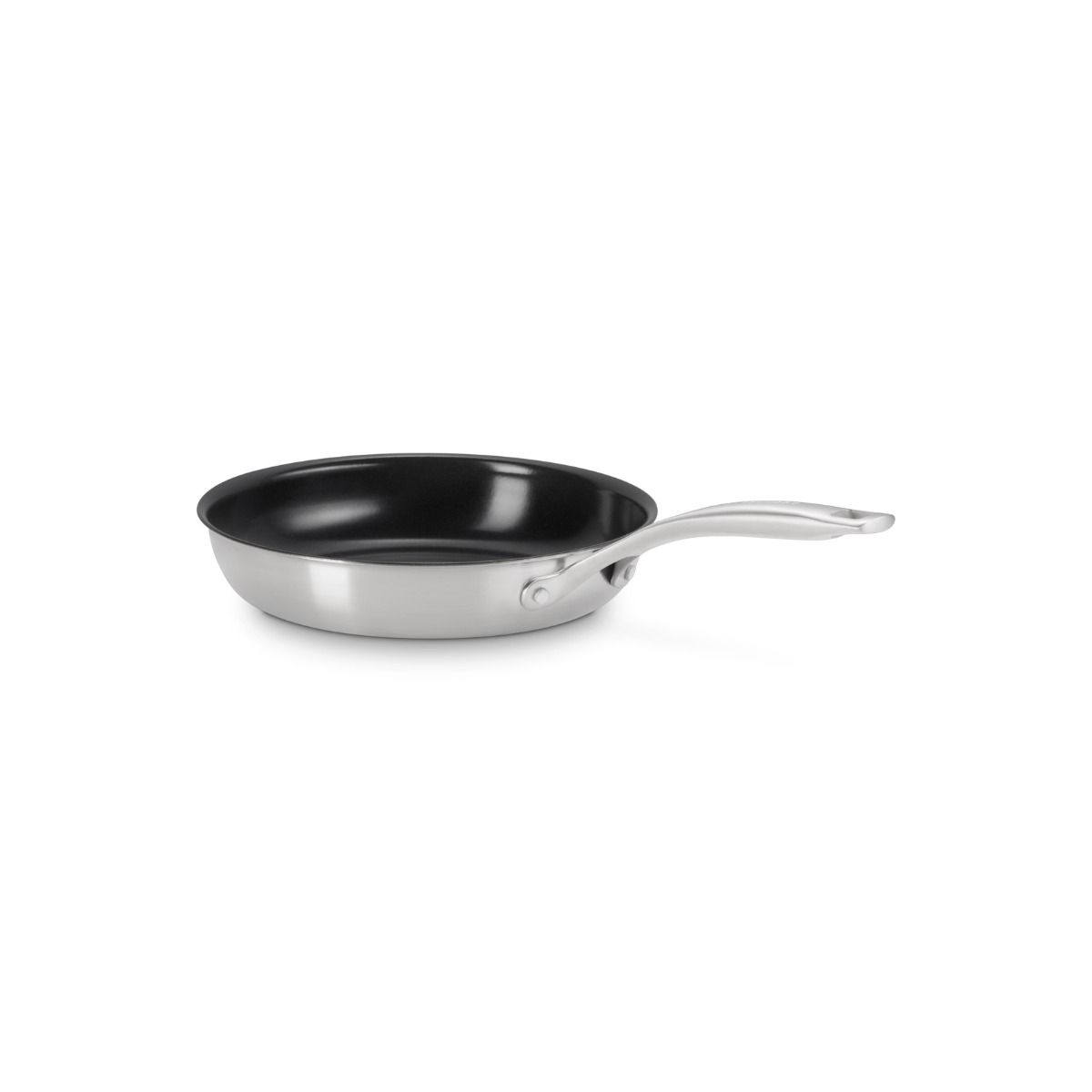  Le Creuset Essential Stainless Steel Nonstick 9.5" Shallow Round Fry Pan
