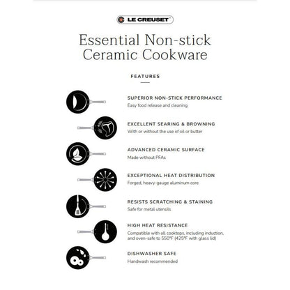  Le Creuset Essential Nonstick Ceramic 8" Fry Pan
