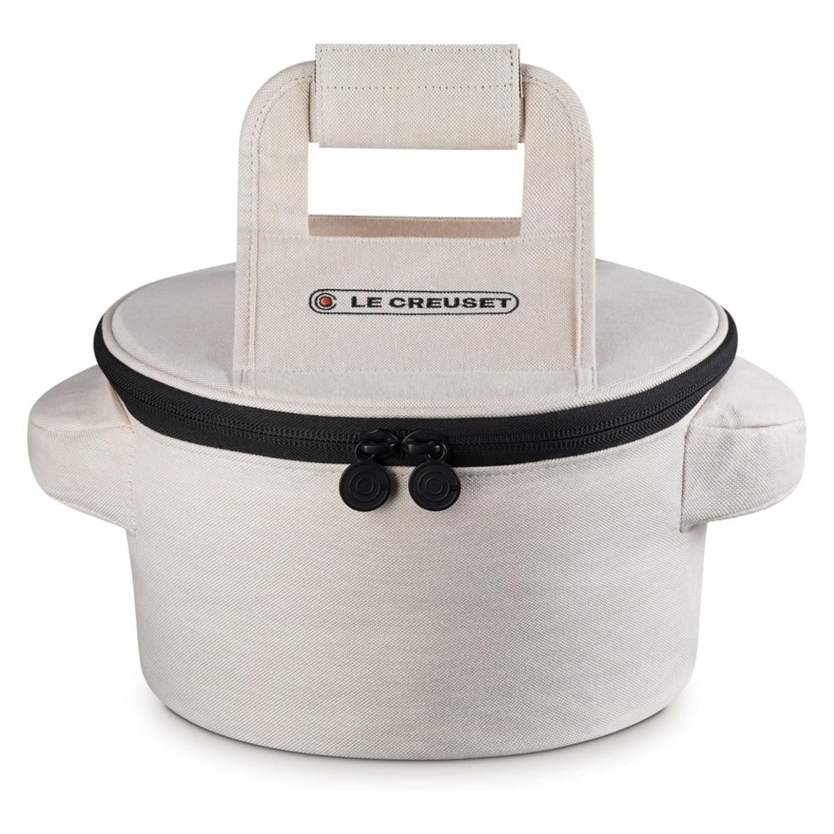  Le Creuset Round Dutch Oven Tote Bag (Ecru) | For 4.5 Qt. & 5.5 Qt. Le Creuset Round Dutch Ovens