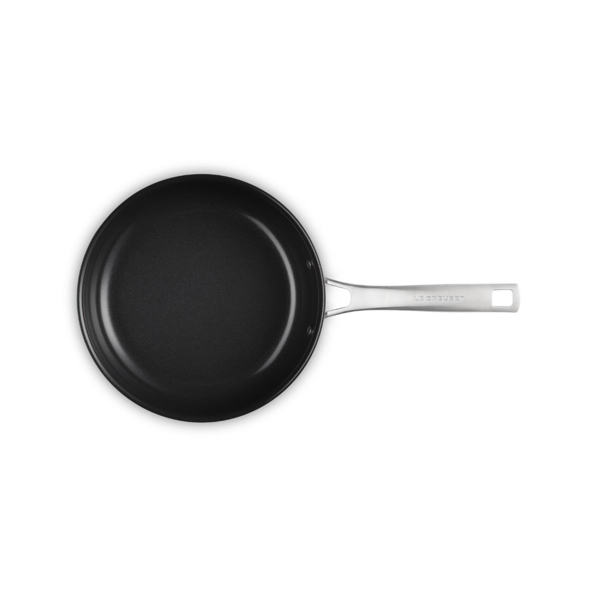  Le Creuset Essential Stainless Steel Nonstick 9.5" Shallow Round Fry Pan