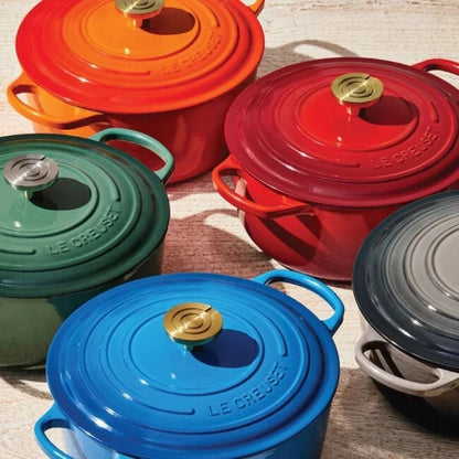  Le Creuset Crucible Medium Knob | Light Gold
