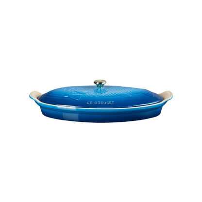  Le Creuset Heritage 1.7 Qt. Fish Baker With Gold Knob | Marseille