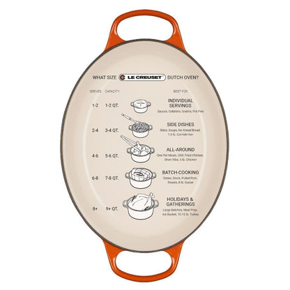  Le Creuset Signature 8 Qt. Oval Dutch Oven | Oyster