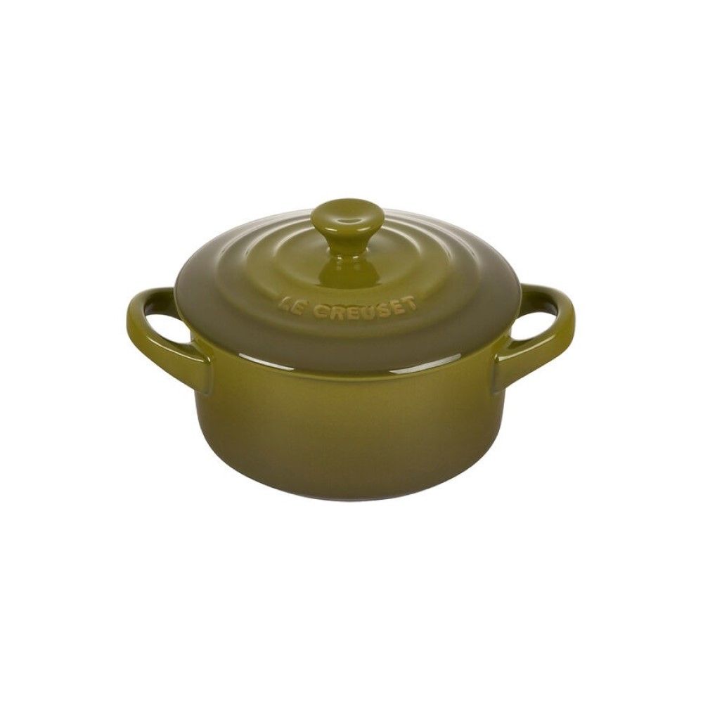  Le Creuset 8oz Mini Round Cocotte | Olive