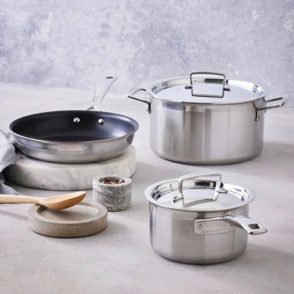  Le Creuset Classic Stainless Steel 3 Qt. Saucepan With Lid