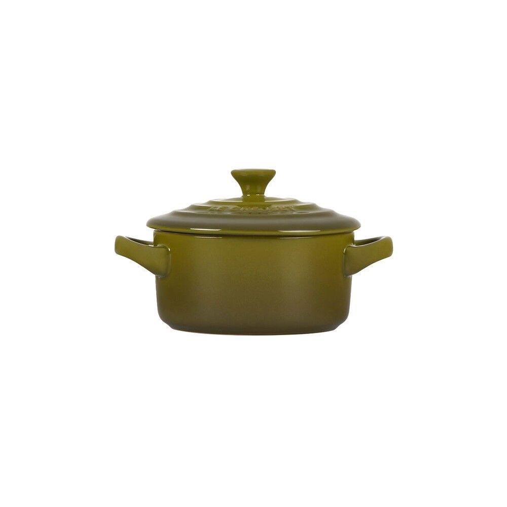  Le Creuset 8oz Mini Round Cocotte | Olive