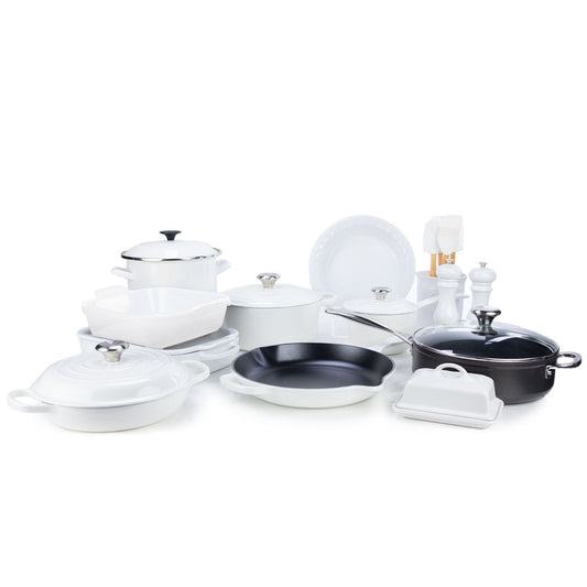  Le Creuset Collector's 23-Piece Set | White