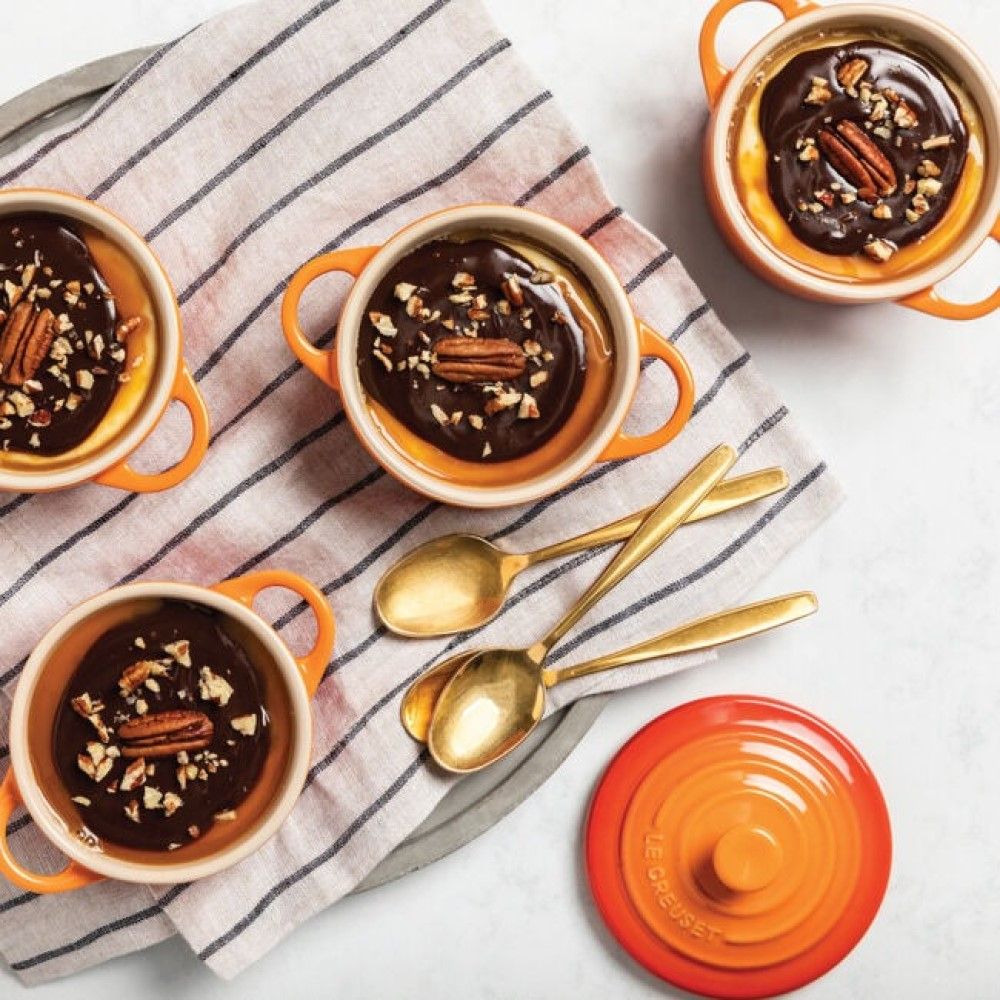  Le Creuset 8oz Round Mini Cocotte | Flame Orange