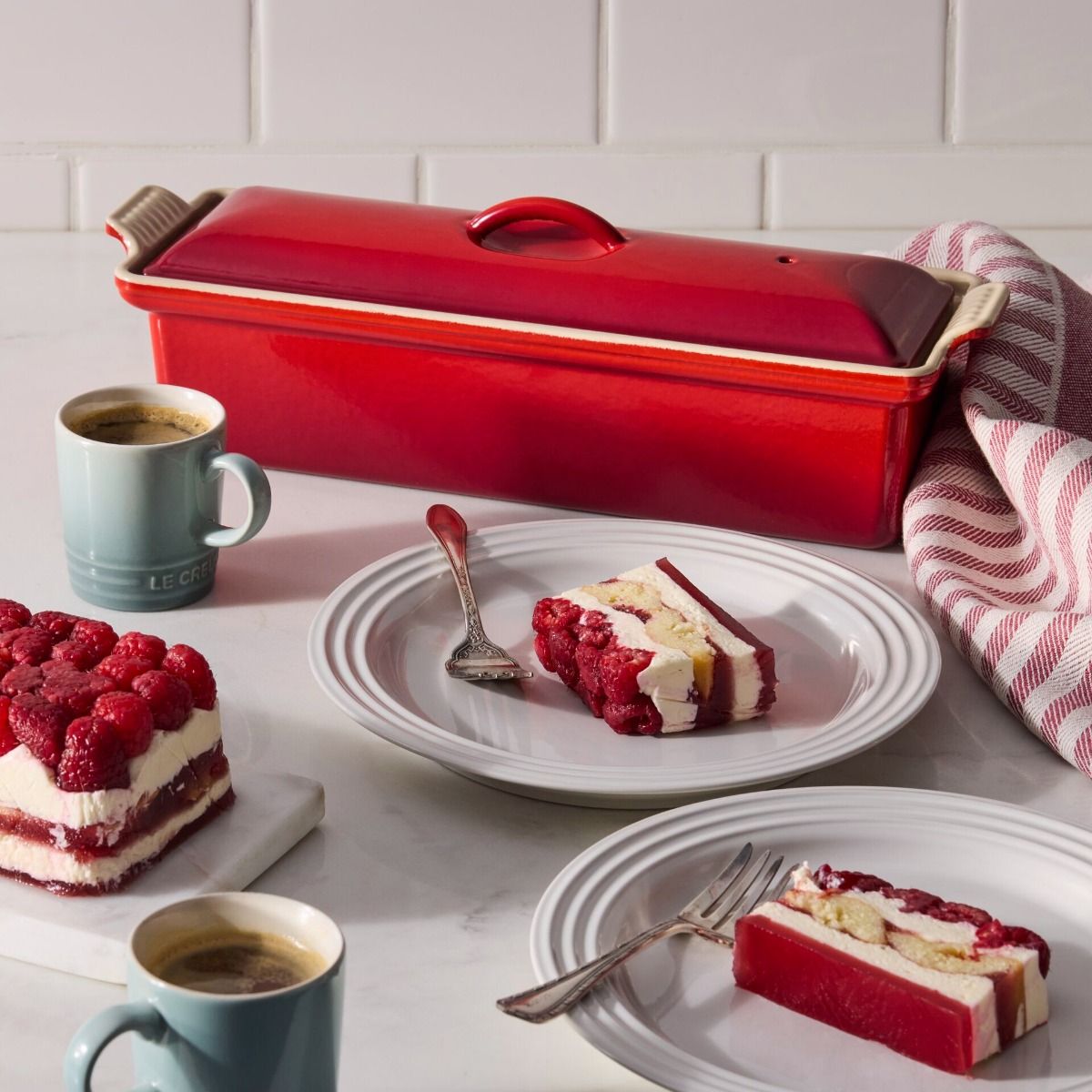  Le Creuset Traditional Rectangular 2 Qt. Pate Terrine | Cerise