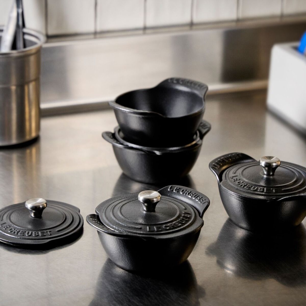  Le Creuset Gourmand Collection 0.75 Qt. Mini Round Cocotte | Set Of 4
