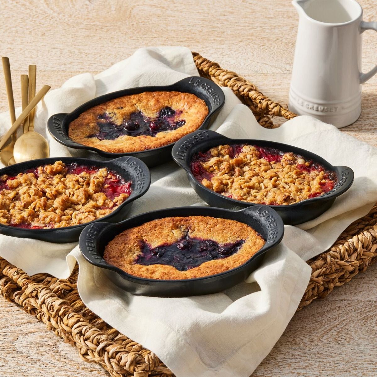  Le Creuset Gourmand Collection 0.75 Qt. Mini Oval Bakers | Set Of 4