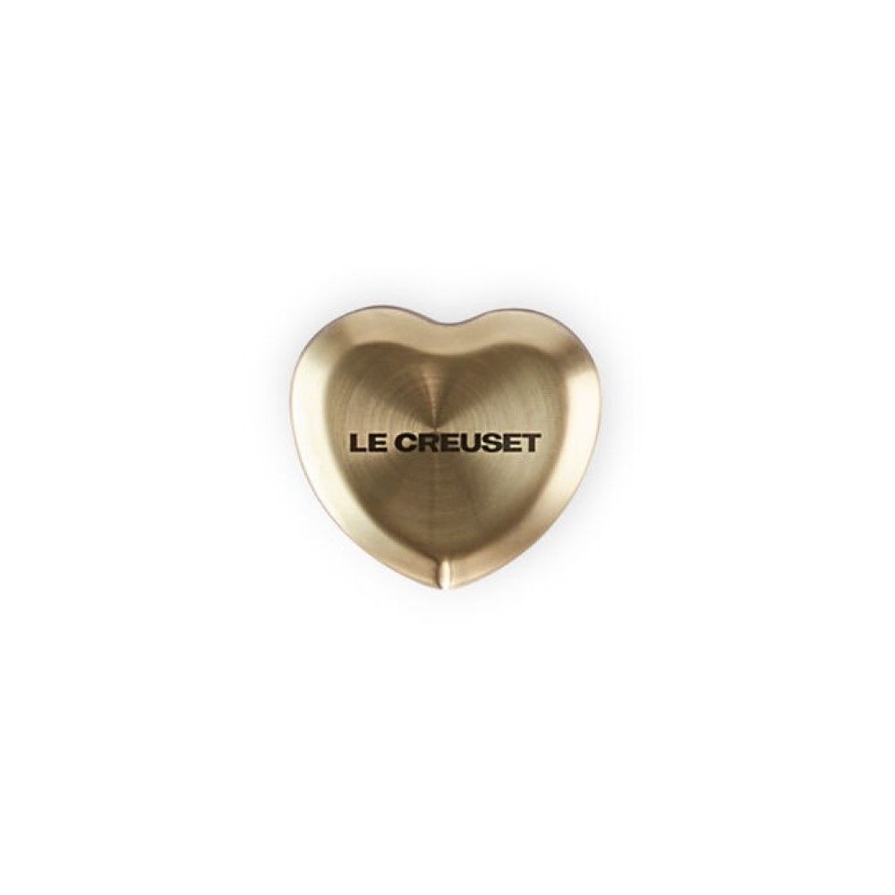  Le Creuset Figural Heart Knob | Light Gold