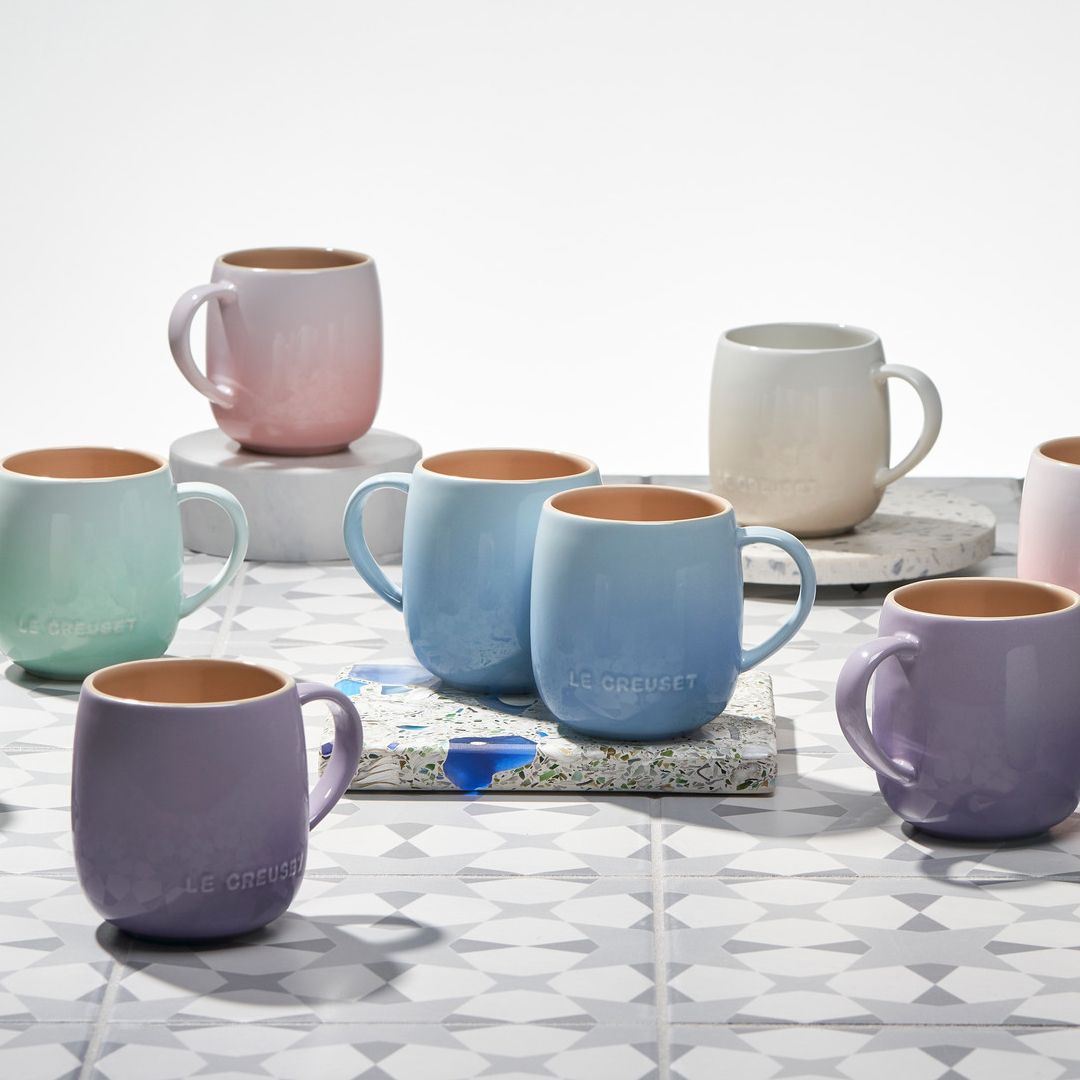  Le Creuset 13oz Heritage Mugs (Set Of 4) | Shell Pink
