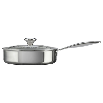  Le Creuset Signature Stainless Steel 3-Quart Saute Pan With Lid
