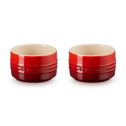  Le Creuset 7oz Straight Walled Ramekins (Set Of 2) | Cerise