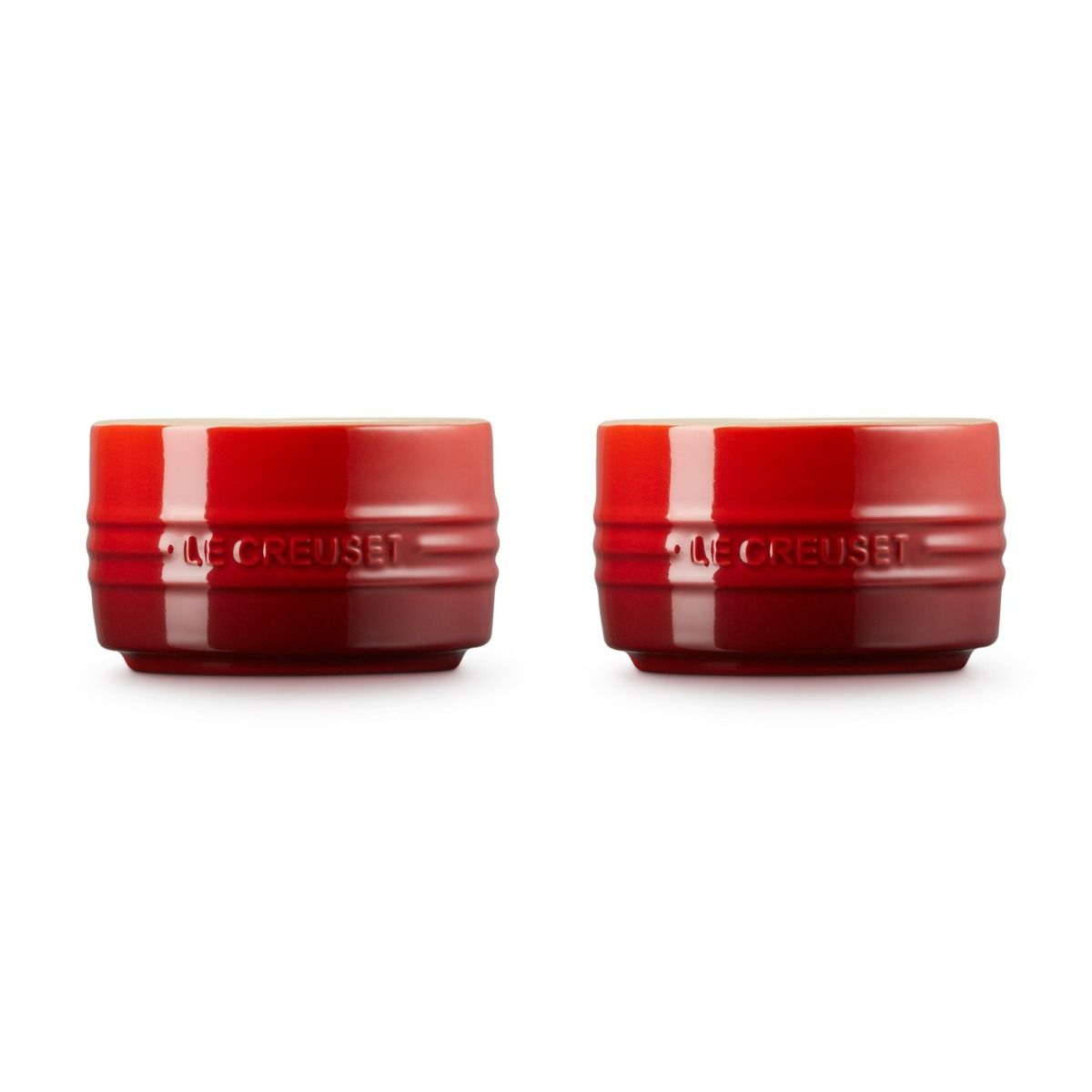  Le Creuset 7oz Straight Walled Ramekins (Set Of 2) | Cerise
