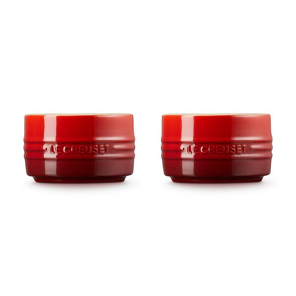  Le Creuset 7oz Straight Walled Ramekins (Set Of 2) | Cerise