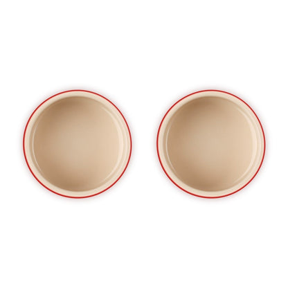  Le Creuset 7oz Straight Walled Ramekins (Set Of 2) | Cerise