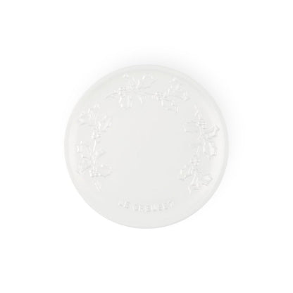  Le Creuset Holly Collection 7" Plate | White