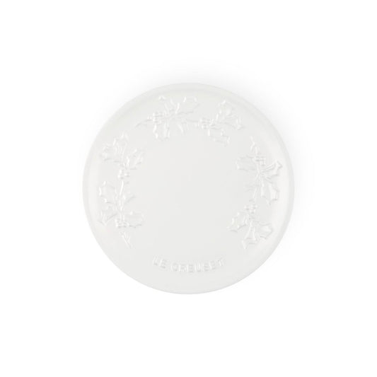  Le Creuset Holly Collection 7" Plate | White