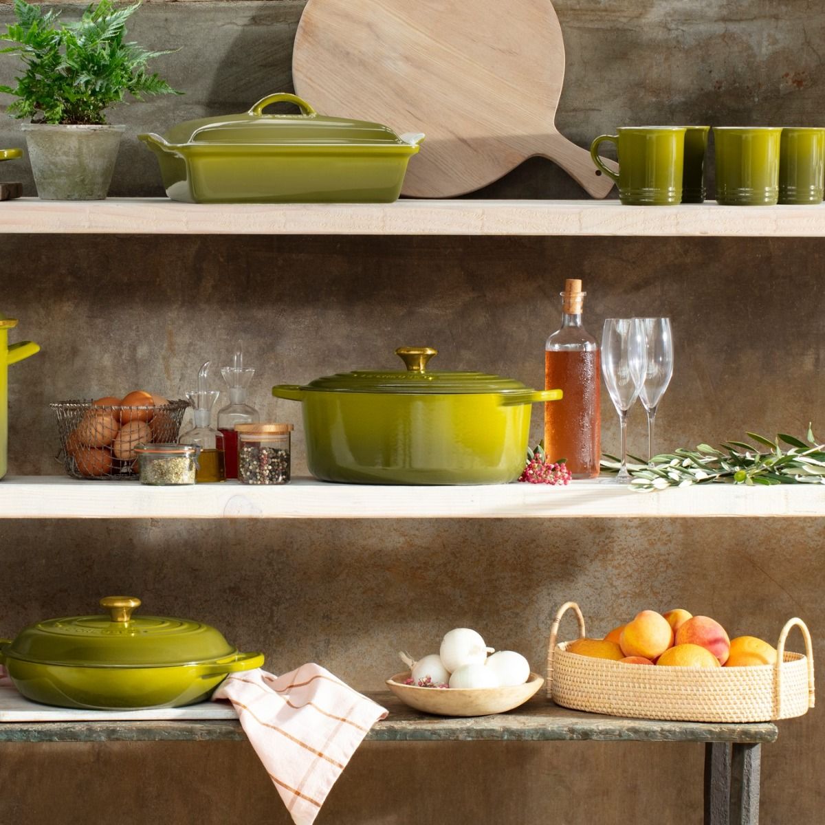  Le Creuset Signature 3.5 Qt. Braiser | Olive