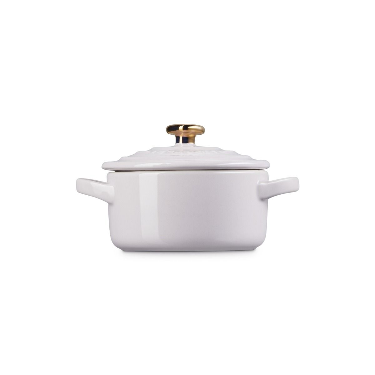  Le Creuset 8oz Mini Round Cocotte With Gold Heart Knob | Shallot