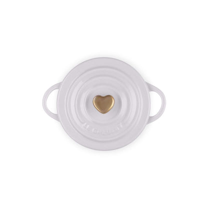  Le Creuset 8oz Mini Round Cocotte With Gold Heart Knob | Shallot