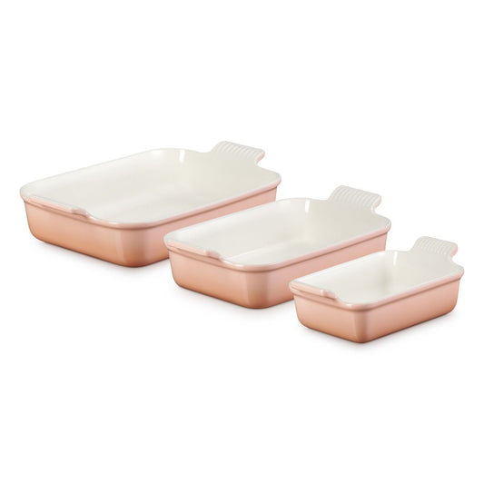  Le Creuset Heritage Rectangular Baking Dishes (Set Of 3) | Pêche
