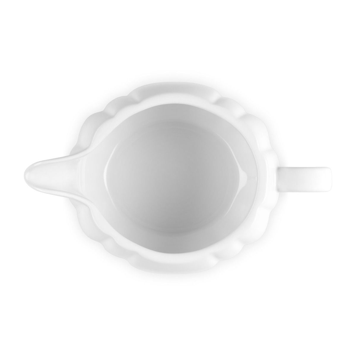  Le Creuset Pumpkin Gravy Boat With Lid | White