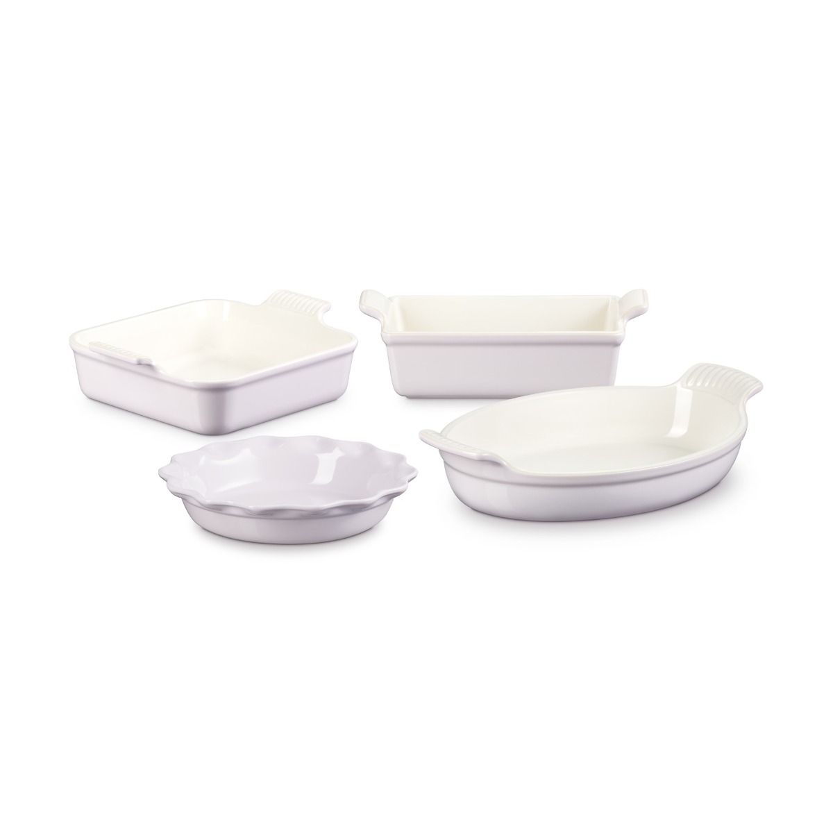 Le Creuset Heritage 4-Piece Stoneware Bakeware Set | Shallot