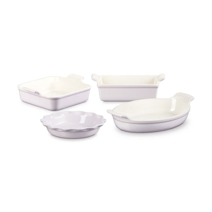  Le Creuset Heritage 4-Piece Stoneware Bakeware Set | Shallot