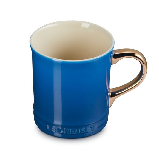  Le Creuset 14oz Gold Metallic Handle Mug | Marseille