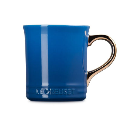  Le Creuset 14oz Gold Metallic Handle Mug | Marseille