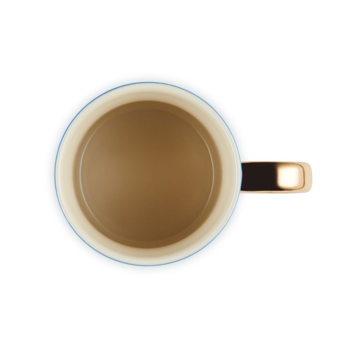  Le Creuset 14oz Gold Metallic Handle Mug | Marseille
