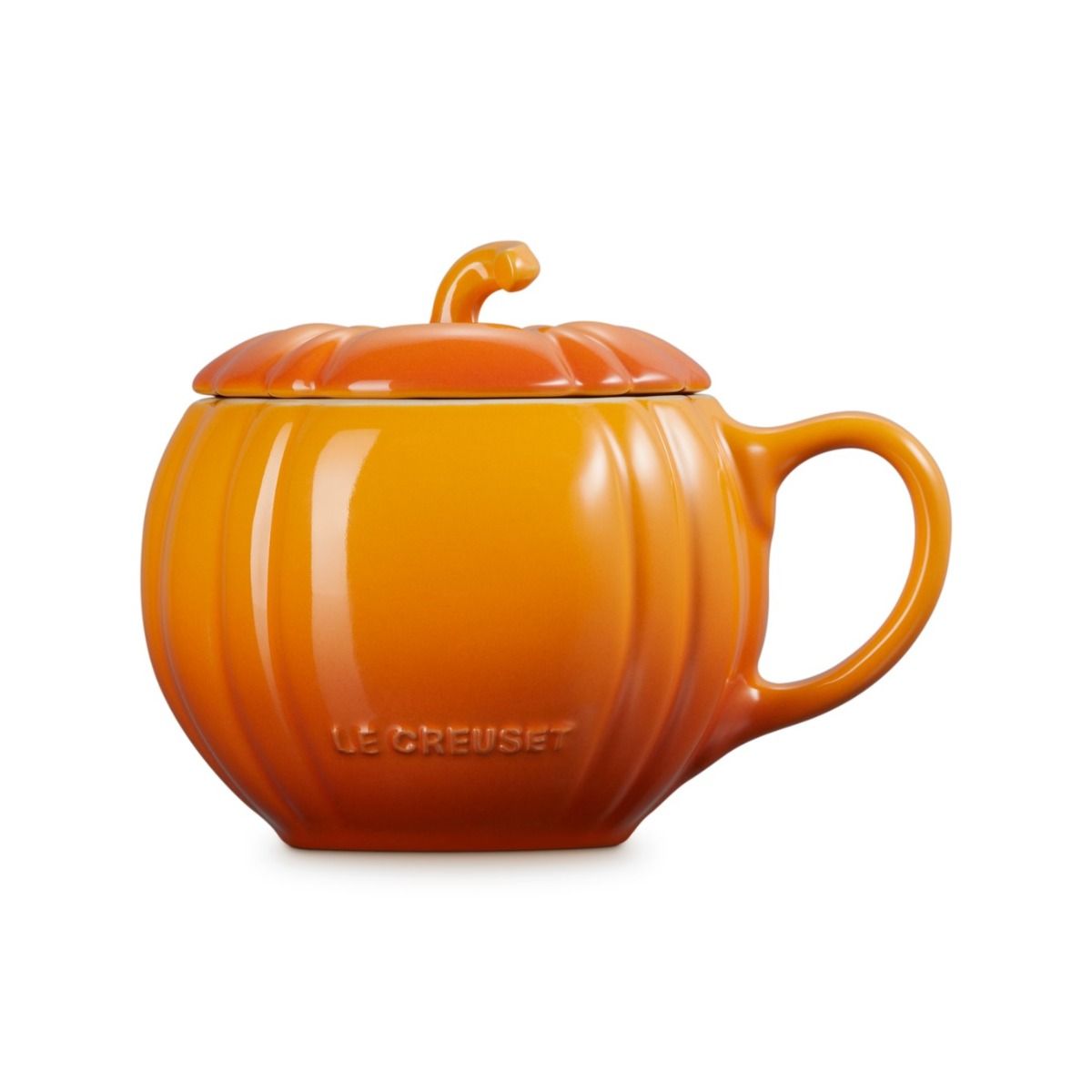  Le Creuset Pumpkin Mug With Lid | Persimmon