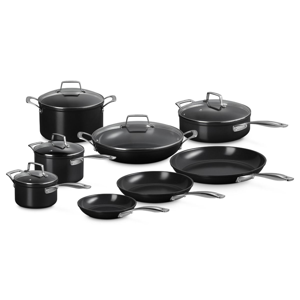  Le Creuset Essential Nonstick Ceramic 13-Piece Cookware Set