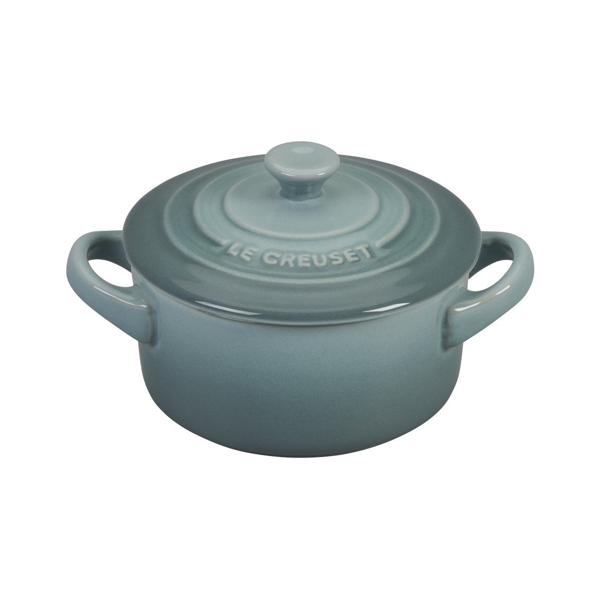  Le Creuset 8oz Round Mini Cocotte | Sea Salt