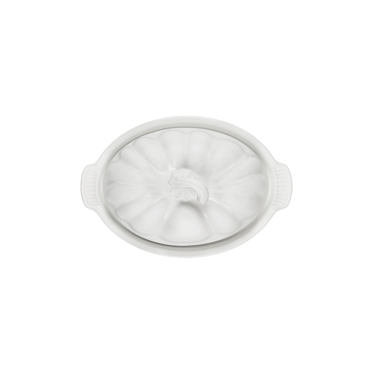  Le Creuset Pumpkin Covered Butter Dish | White
