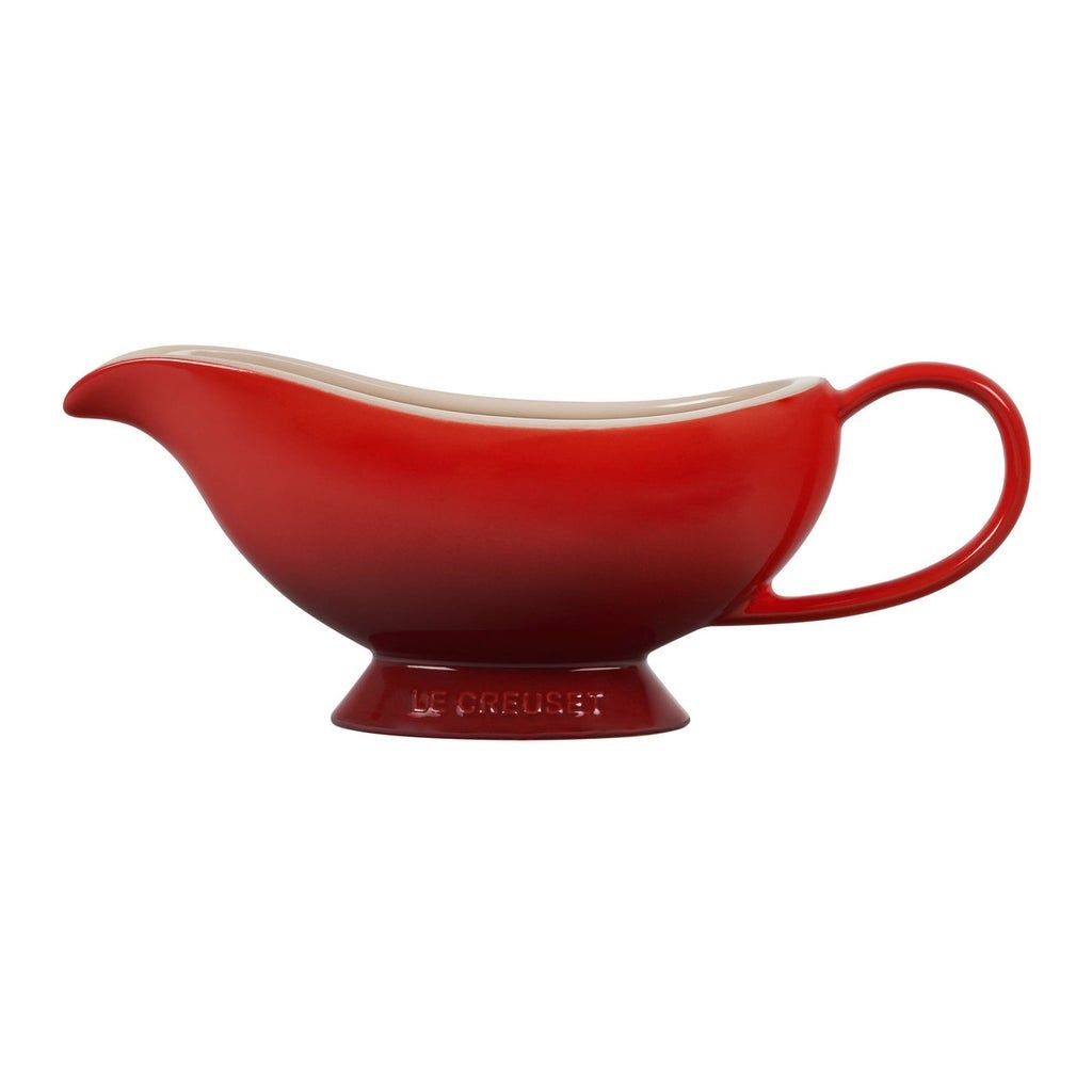  Le Creuset 16oz Heritage Stoneware Gravy Boat | Cerise/Cherry Red